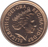 2000 GOLD HALF SOVEREIGN BU - Half Sovereign - Cambridgeshire Coins