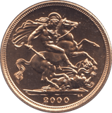2000 GOLD SOVEREIGN ( BU ) - Sovereign - Cambridgeshire Coins