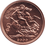 2000 GOLD SOVEREIGN ( BU ) - Sovereign - Cambridgeshire Coins