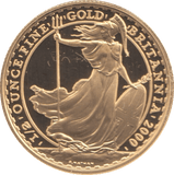 2000 HALF OUNCE GOLD £50 BRITANNIA COIN PROOF - GOLD BRITANNIAS - Cambridgeshire Coins