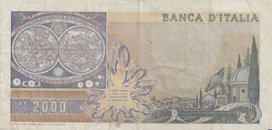2000 LIRE BANCA D'ITALIA ITALIAN BANKNOTE REF 434 - World Banknotes - Cambridgeshire Coins