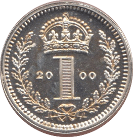 2000 MAUNDY ONE PENNY ( PROOF ) - Maundy Coins - Cambridgeshire Coins