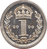 2000 MAUNDY ONE PENNY ( PROOF ) - Maundy Coins - Cambridgeshire Coins