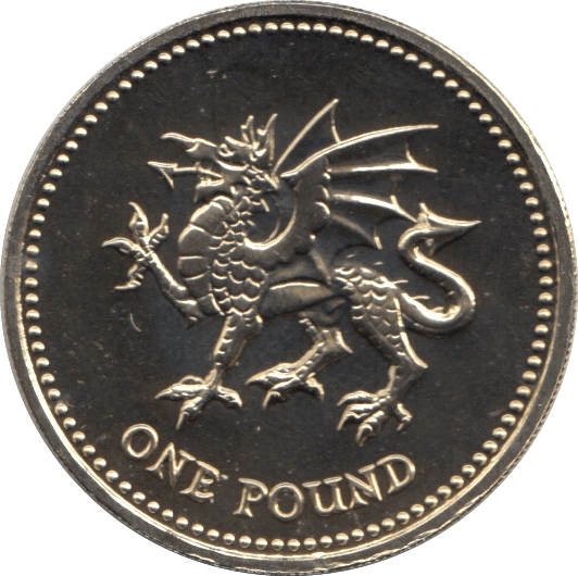 2000 ONE POUND £1 WELSH DRAGON BRILLIANT UNCIRCULATED BU £1 BU 2000 ONE POUND £1 WELSH DRAGON BRILLIANT UNCIRCULATED BU £1 BU