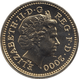 2000 ONE POUND £1 WELSH DRAGON BRILLIANT UNCIRCULATED BU - £1 BU - Cambridgeshire Coins