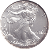 2000 SILVER LIBERTY DOLLAR USA - Cambridgeshire Coins