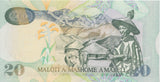 2001 20 MALUTI BANKNOTE LESOTHO REF 872 - World Banknotes - Cambridgeshire Coins