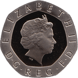 2001 20P TWENTY PENCE PROOF COIN TUDOR ROSE - 20p Proof - Cambridgeshire Coins