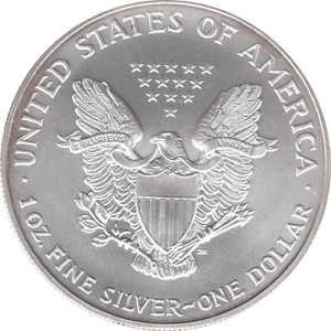 2001 AMERICAN EAGLE SILVER DOLLAR USA - SILVER WORLD COINS - Cambridgeshire Coins