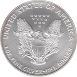 2001 AMERICAN EAGLE SILVER DOLLAR USA - SILVER WORLD COINS - Cambridgeshire Coins