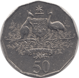 2001 AUSTRALIA 50 CENTS - WORLD COINS - Cambridgeshire Coins