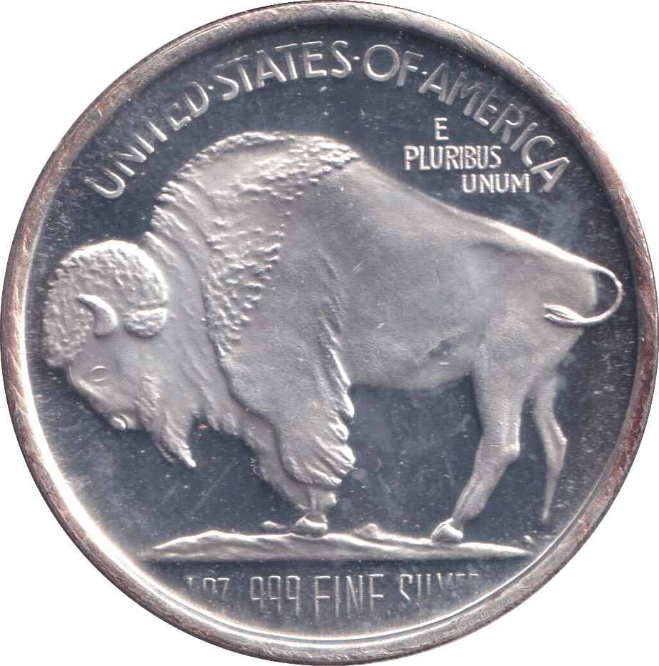 2001 BUFFALO 1OZ .999 FINE SILVER USA - SILVER WORLD COINS - Cambridgeshire Coins