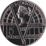 2001 CIRCULATED £5 VICTORIAN ERA COIN - £5 CIRCULATED - Cambridgeshire Coins