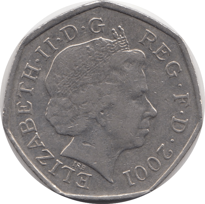 2001 CIRCULATED 50P BRITANNIA - 50P CIRCULATED - Cambridgeshire Coins