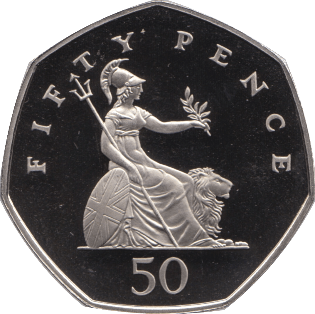 2001 FIFTY PENCE PROOF 50P COIN BRITANNIA 50p Proof Cambridgeshire ...