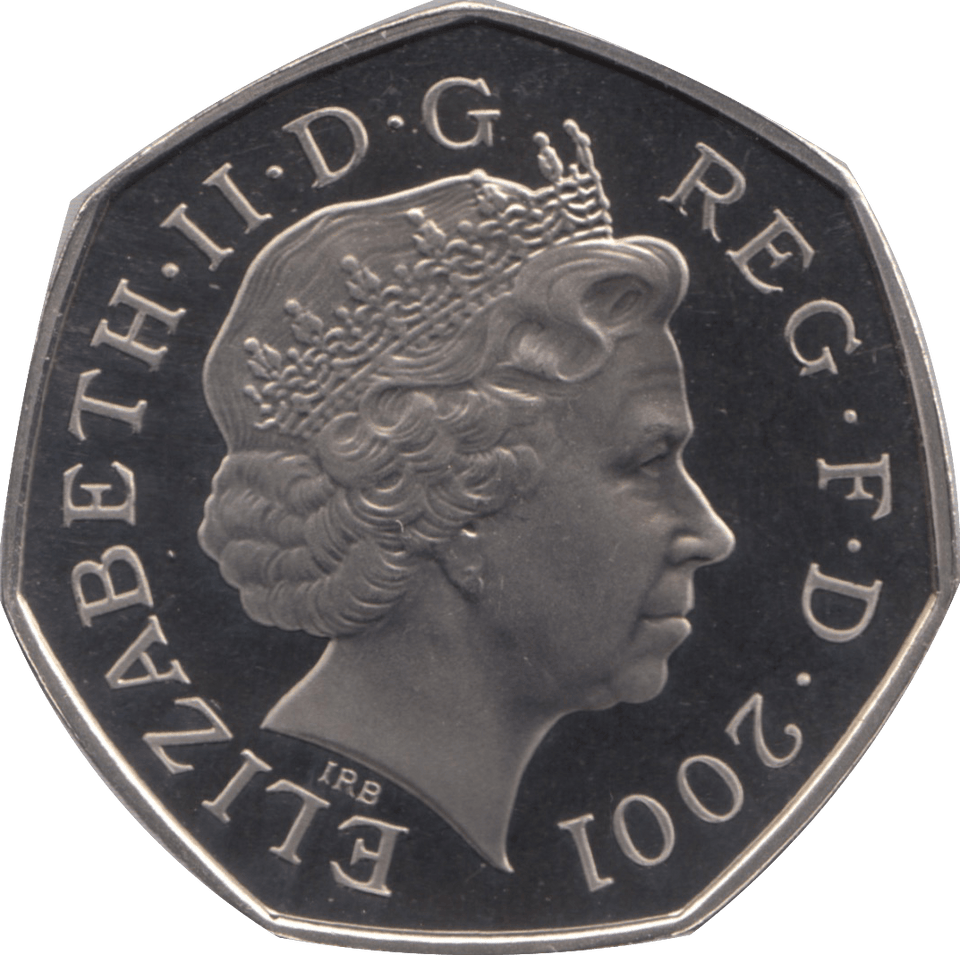 2001 FIFTY PENCE PROOF 50P COIN BRITANNIA - 50p Proof - Cambridgeshire Coins