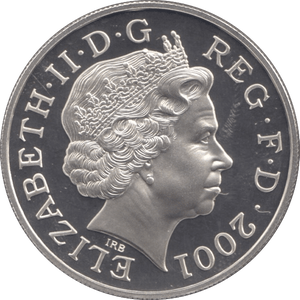 2001 FIVE POUND SILVER PROOF COIN QUEEN VICTORIA CENTENNIAL .925 - Silver Proof - Cambridgeshire Coins