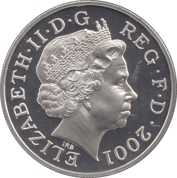 2001 FIVE POUND SILVER PROOF COIN QUEEN VICTORIA CENTENNIAL .925 - Silver Proof - Cambridgeshire Coins