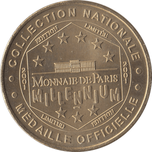 2001 FRANCE MILENNIUM MEDALLION - WORLD COINS - Cambridgeshire Coins