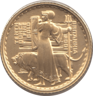 2001 GOLD PROOF £10 1/10 OUNCE BRITANNIA UNA AND THE LION - GOLD BRITANNIAS - Cambridgeshire Coins