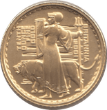 2001 GOLD PROOF £10 1/10 OUNCE BRITANNIA UNA AND THE LION - GOLD BRITANNIAS - Cambridgeshire Coins