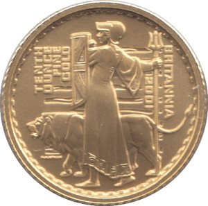 2001 GOLD PROOF 1/10TH OUNCE £10 BRITANNIA 2 - GOLD BRITANNIAS - Cambridgeshire Coins