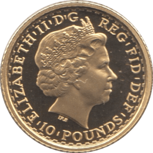 2001 GOLD PROOF 1/10TH OUNCE £10 BRITANNIA - GOLD BRITANNIAS - Cambridgeshire Coins
