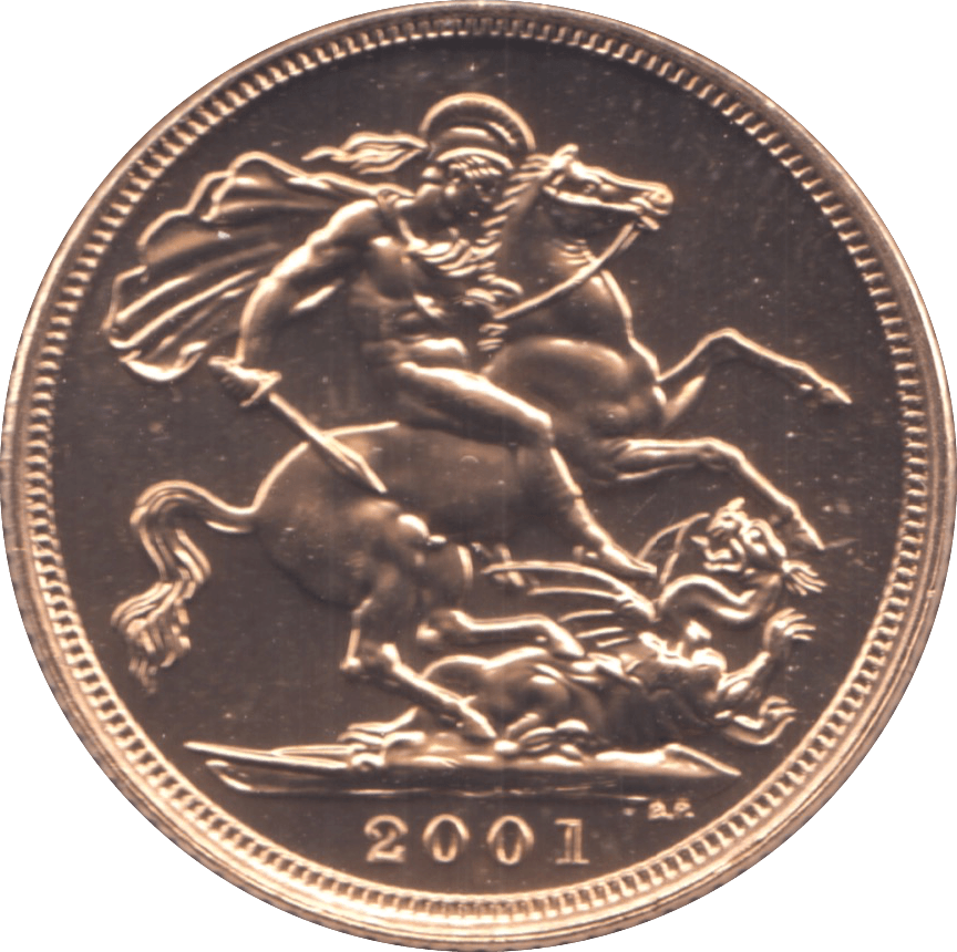 2001 GOLD SOVEREIGN ( BU ) - Sovereign - Cambridgeshire Coins