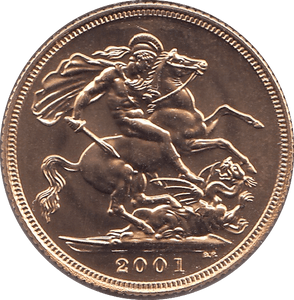 2001 GOLD SOVEREIGN ( BU ) - Sovereign - Cambridgeshire Coins