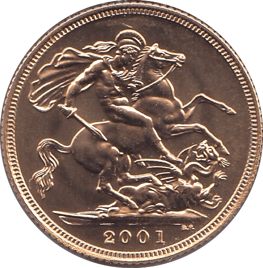 2001 GOLD SOVEREIGN ( BU ) - Sovereign - Cambridgeshire Coins