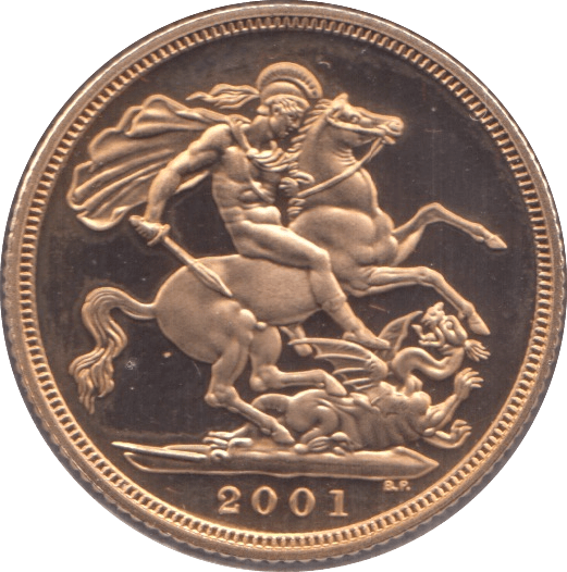 2001 GOLD SOVEREIGN ( PROOF ) - Sovereign - Cambridgeshire Coins