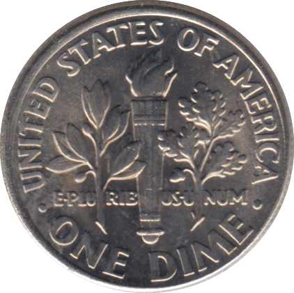 2001 ONE DIME USA PHILADELPHIA MINT - SILVER WORLD COINS - Cambridgeshire Coins