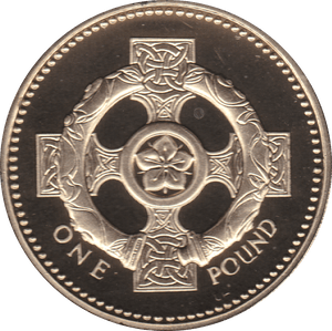 2001 ONE POUND PROOF £1 NORTHERN IRELAND CELTIC CROSS - £1 Proof - Cambridgeshire Coins