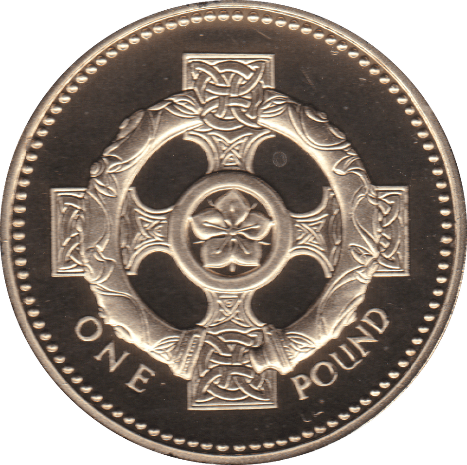 2001 ONE POUND PROOF £1 NORTHERN IRELAND CELTIC CROSS - £1 Proof - Cambridgeshire Coins