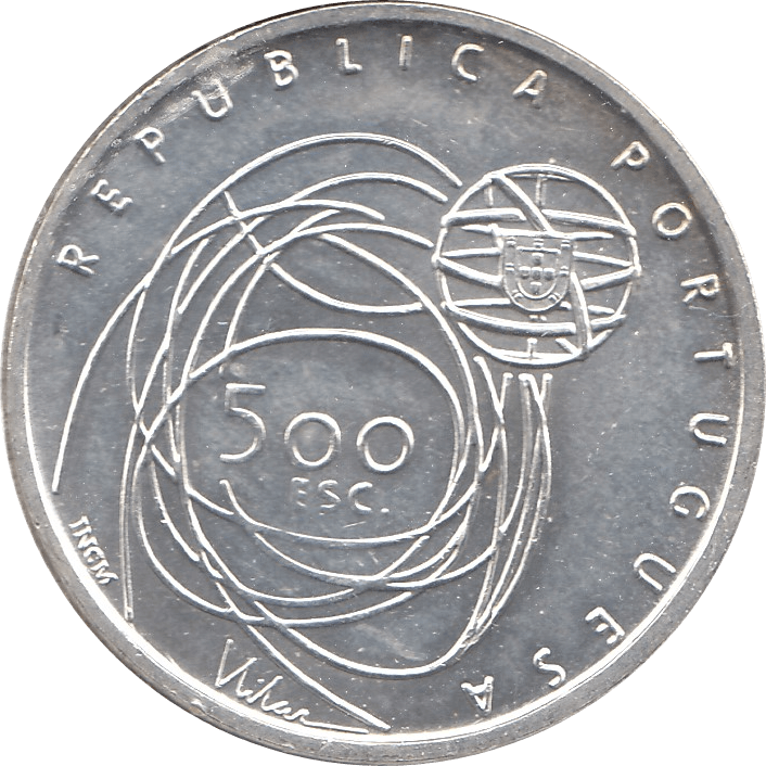 2001 SILVER 500 ESCUDOS PORTUGAL - WORLD SILVER COINS - Cambridgeshire Coins