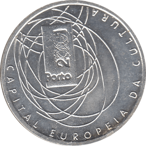 2001 SILVER 500 ESCUDOS PORTUGAL - WORLD SILVER COINS - Cambridgeshire Coins