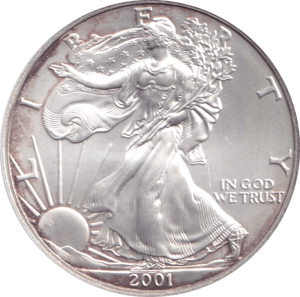 2001 SILVER LIBERTY DOLLAR USA - Cambridgeshire Coins