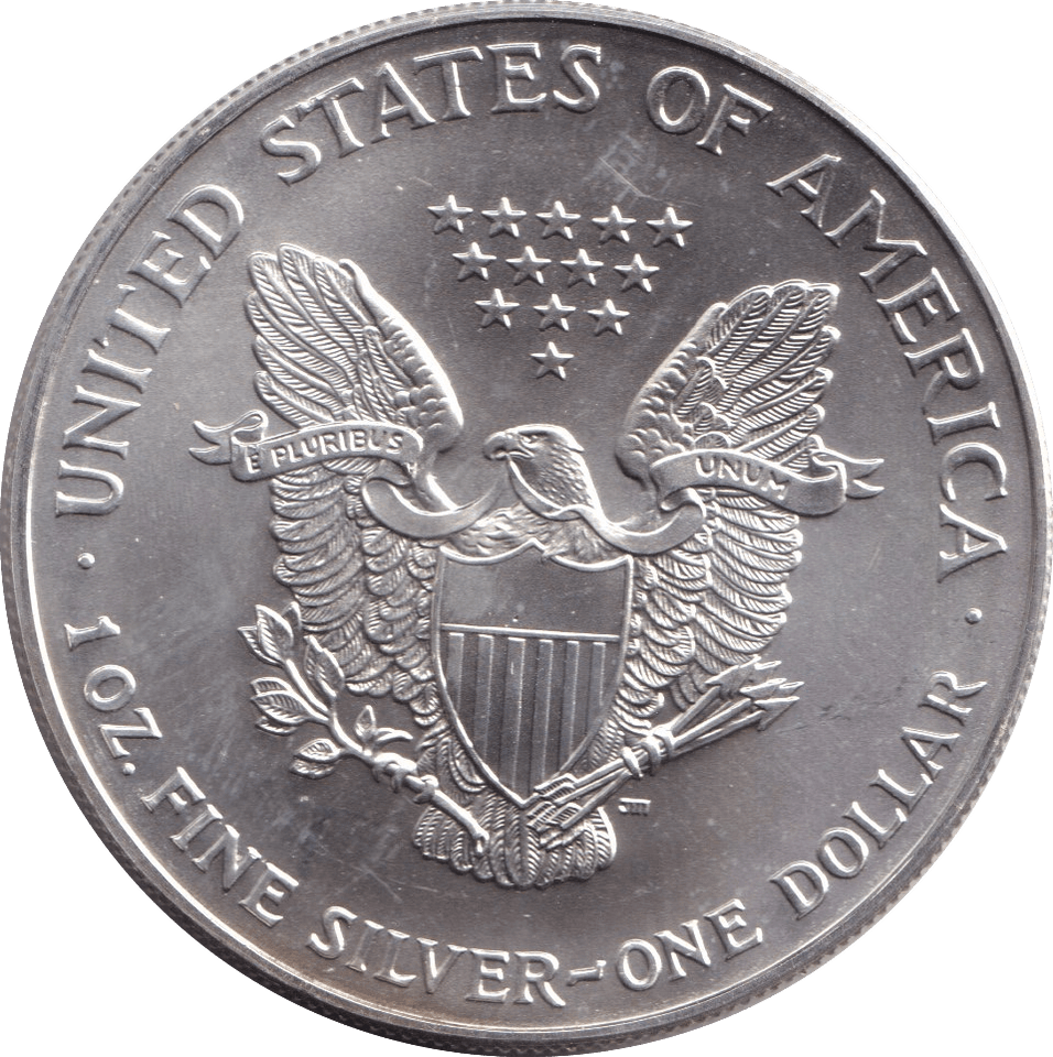 2001 SILVER LIBERTY DOLLAR USA - SILVER WORLD COINS - Cambridgeshire Coins