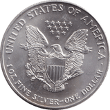 2001 SILVER LIBERTY DOLLAR USA - SILVER WORLD COINS - Cambridgeshire Coins