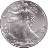 2001 SILVER LIBERTY DOLLAR USA - SILVER WORLD COINS - Cambridgeshire Coins