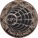 2001 TWO POUND £2 MARCONI WIRELESS BRIDGE BRILLIANT UNCIRCULATED BU - £2 BU - Cambridgeshire Coins