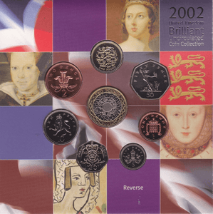 2002 BRILLIANT UNCIRCULATED COIN YEAR SET - Brilliant Uncirculated Year Sets - Cambridgeshire Coins