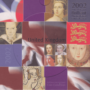 2002 BRILLIANT UNCIRCULATED COIN YEAR SET - Brilliant Uncirculated Year Sets - Cambridgeshire Coins