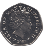 2002 CHRISTMAS PROOF 50P SCROOGE ISLE OF MAN - 50P CHRISTMAS - Cambridgeshire Coins