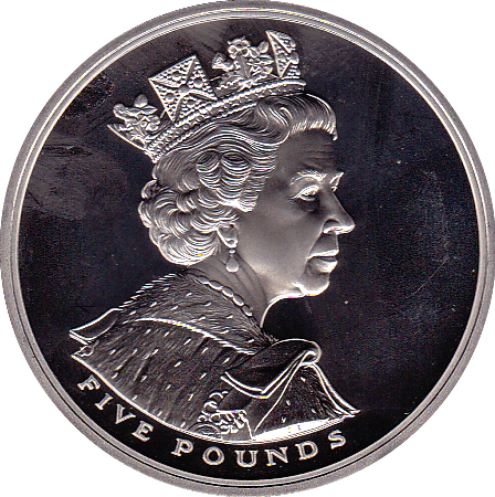 2002 CIRCULATED £5 BIRTHDAY GOLDEN QUEEN ELIZABETH JUBILEE COIN - £5 CIRCULATED - Cambridgeshire Coins
