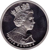 2002 CIRCULATED £5 BIRTHDAY GOLDEN QUEEN ELIZABETH JUBILEE COIN - £5 CIRCULATED - Cambridgeshire Coins