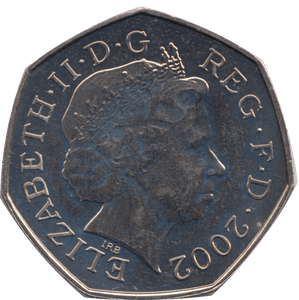 2002 CIRCULATED 50P BRITANNIA - 50P CIRCULATED - Cambridgeshire Coins