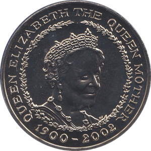 2002 FIVE POUND £5 QUEEN MOTHER BRILLIANT UNCIRCULATED BU - £5 BU - Cambridgeshire Coins