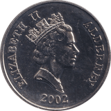 2002 FIVE POUND ALDERNEY ( BU ) - £5 BU - Cambridgeshire Coins