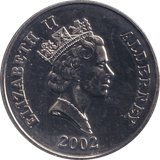 2002 FIVE POUND ALDERNEY ( BU ) - £5 BU - Cambridgeshire Coins